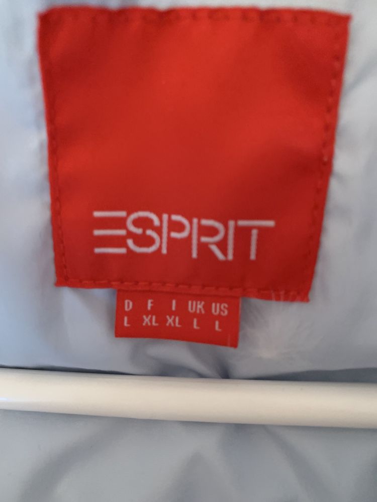 Kurtka puchowa Esprit R-L blekitna