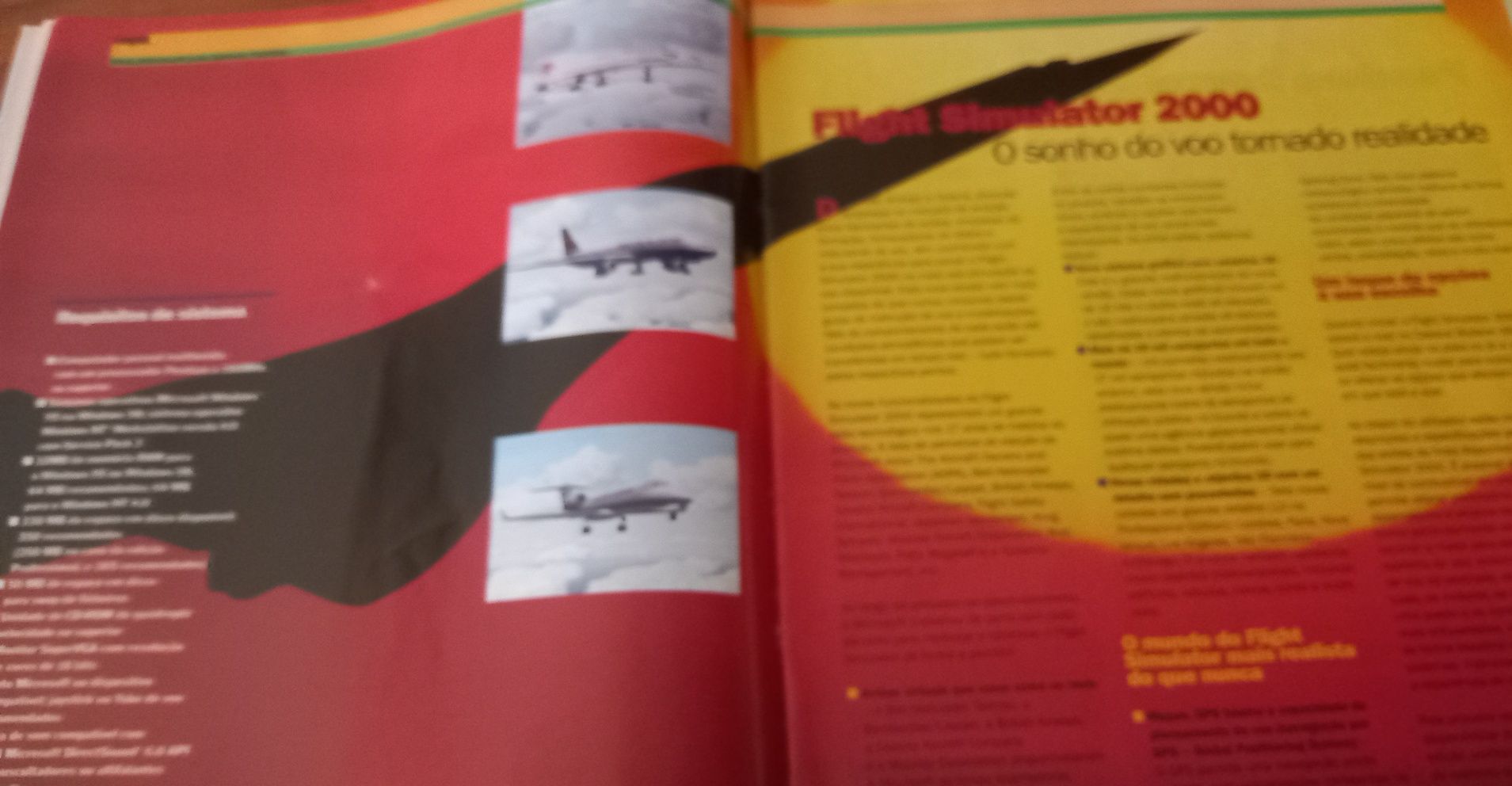 Microsoft magazine n°31 novidades Flight simulator 2000 e outras