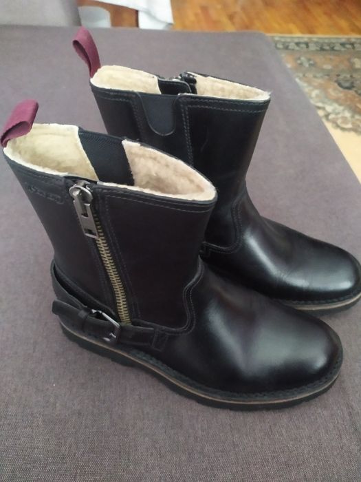 Чоловічі шкіряні чоботи