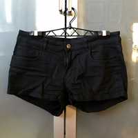 czarne shorty H&M