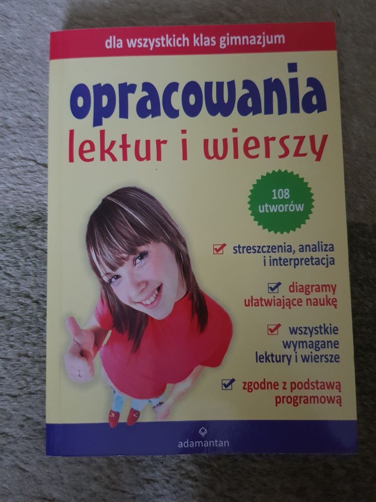 Opracowania lektur i wierszy