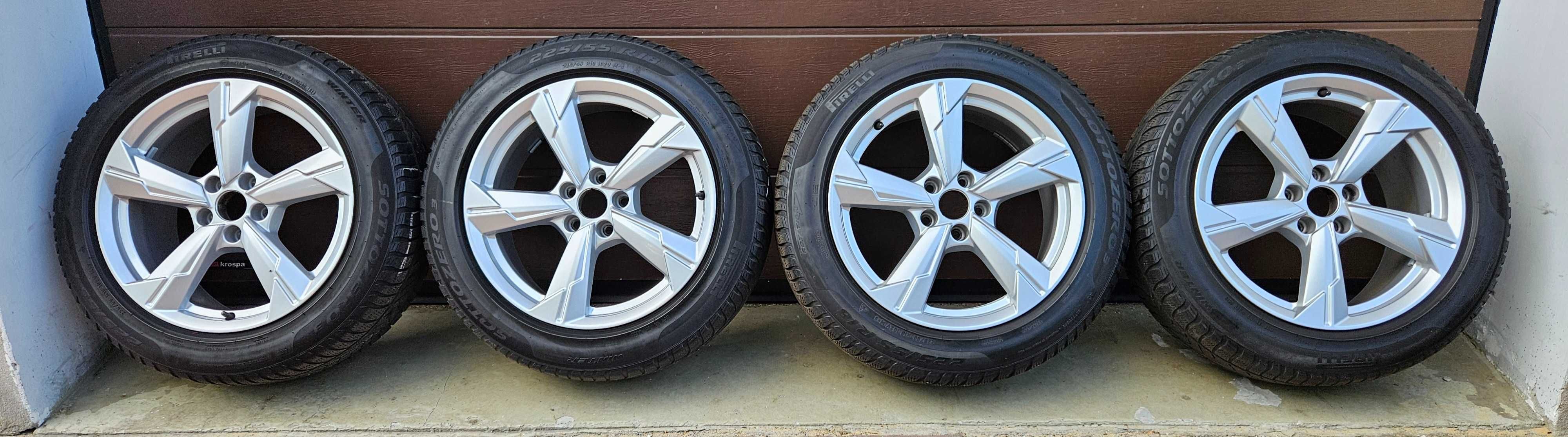 Audi 18" A4 A5 A6 Q5 Q7 225/55R18 koła Seat Skoda VW alufelgi 5x112