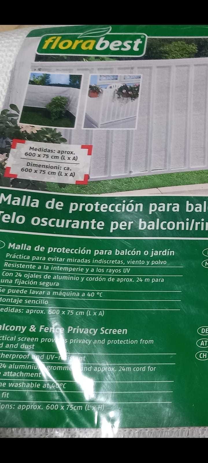 Lona de proteção de varanda