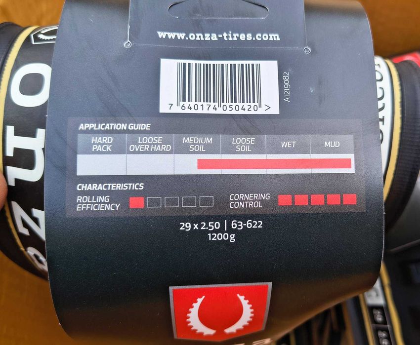 -60% NOWA opona Onza Porcupine 29x2.50" Soft DH casing 120TPI Tubeless