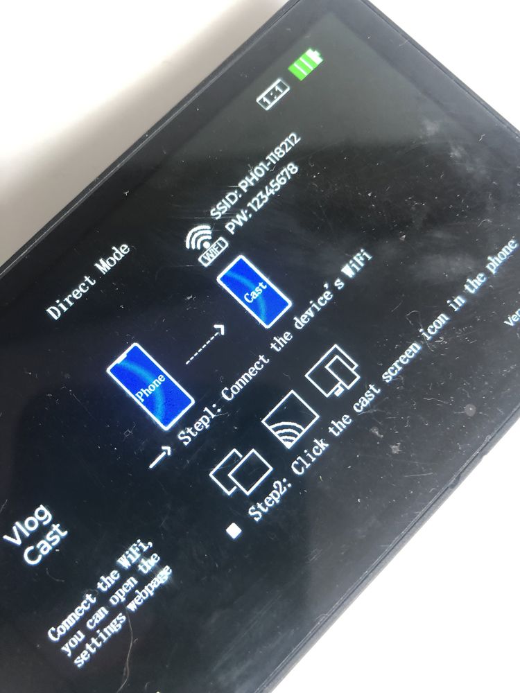 New Mowa vlog monitor profesjonalny selfie