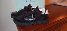 Eur 40) OFF-WHITE Vulcanized 5.0 Low Top OMIA227F21FAB,001,1001 Black