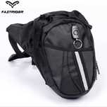 Bolsa de cintura e perna para motard.