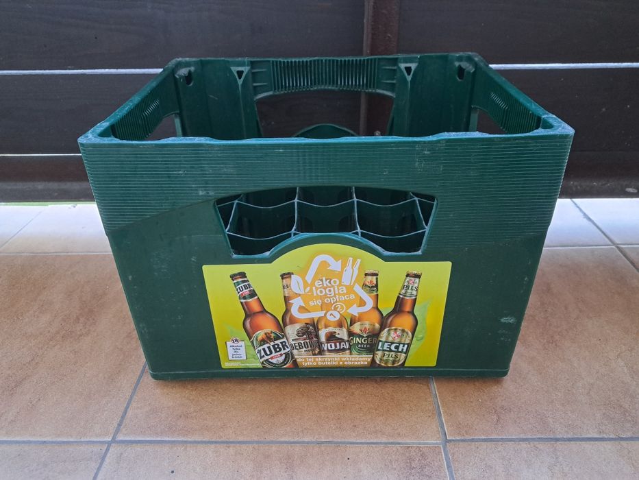 Skrzynka, transporter na butelki 0,5l