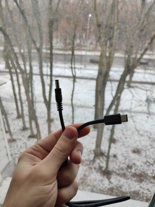 USB кабель для роутера і тд 5в/9в/12в/20в від павербанка PD/QC trigger