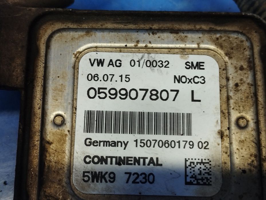Датчик NOx 059907807AB Volkswagen Touareg FL NF Датчик нокс Туарег НФ