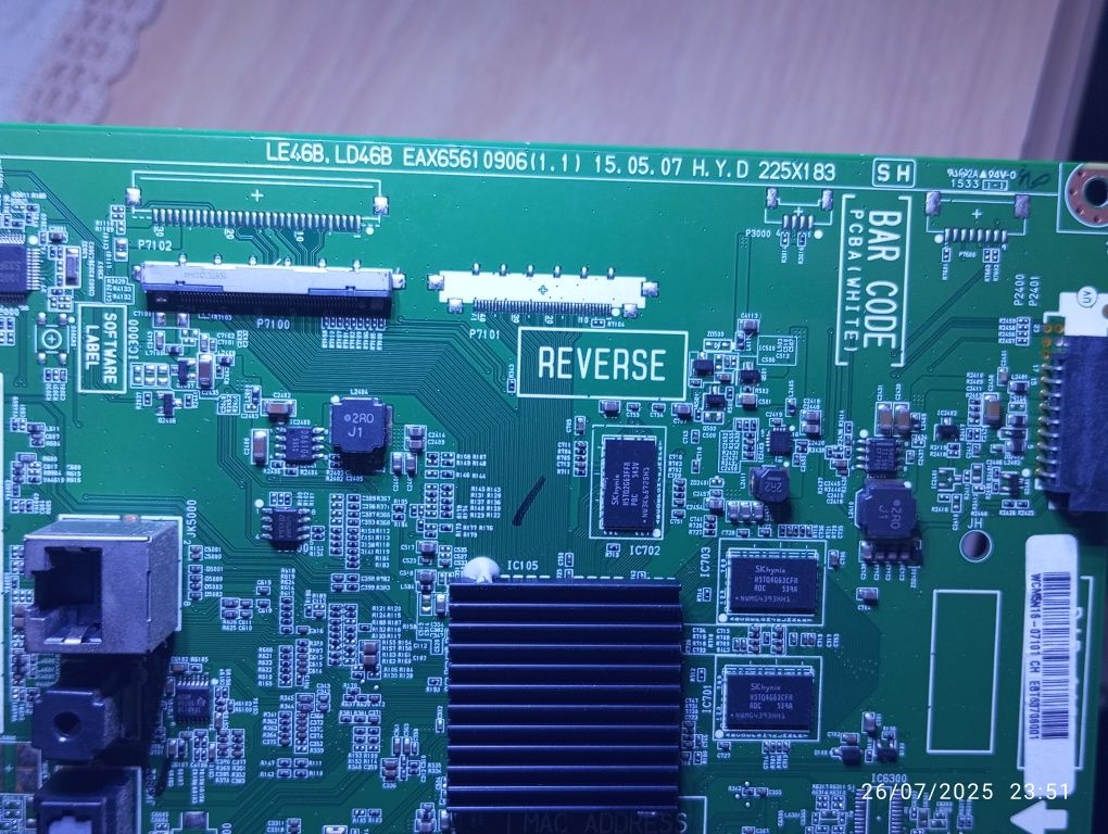 Placa Principal LG LC550DUE