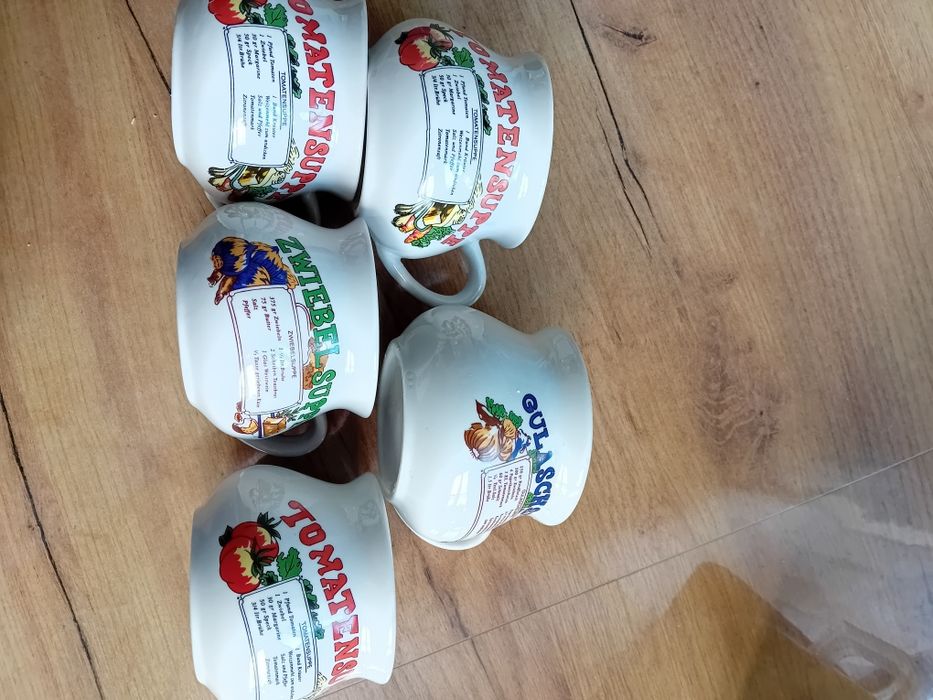 Porcelanowa bylinówki na zupę