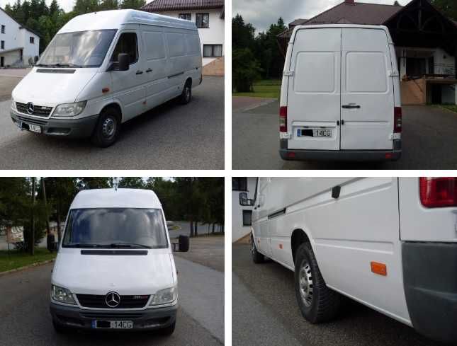 Mercedes Sprinter Max , Super stan , Zadbany , Mały przebieg , Webasto