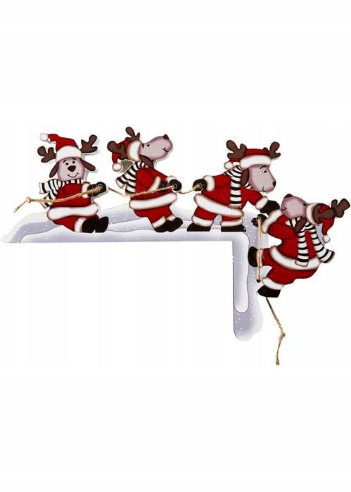 B.P.C drewniana ozdoba świąteczna na ramę drzwi