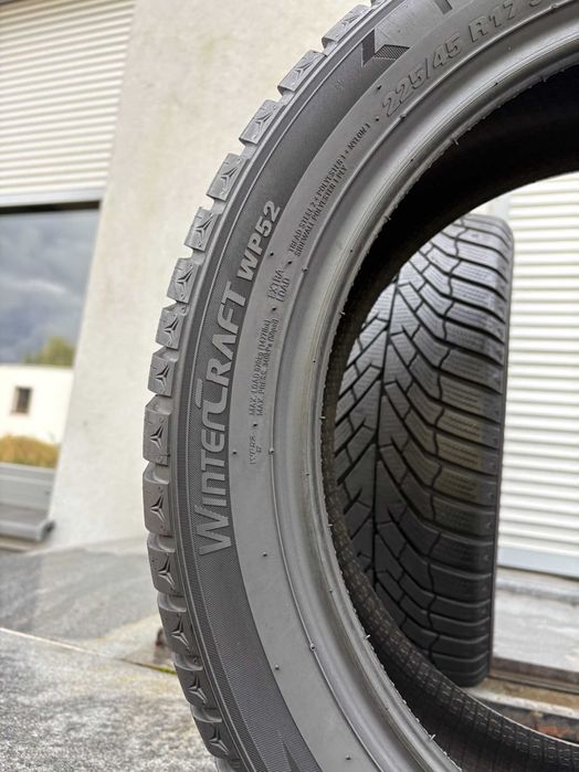 2szt zimowe 225/45R17 Continental 8-7,2mm 2024r świetny stan! Z711 gwa
