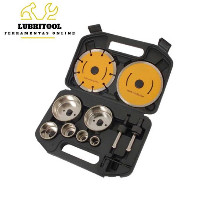 Kit 11 Brocas e Discos Diamante CT2548 | NOVOS