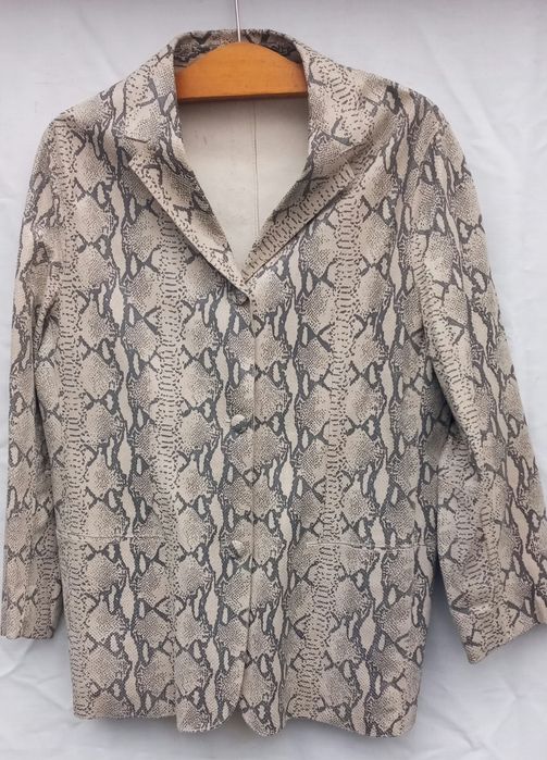 Пиджак  кожа питона,натуральная.