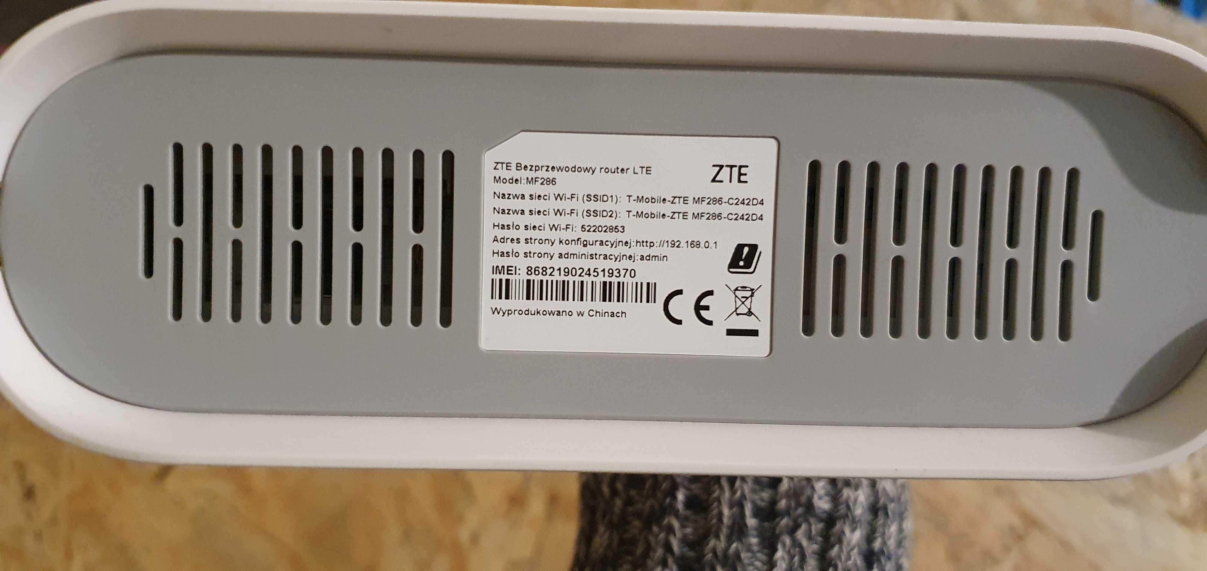 Router LTE ZTE MF286