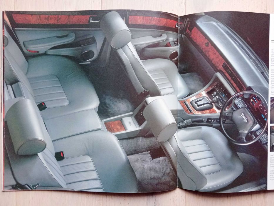 Jaguar 1987 - XJ6 SOVEREIGN DAIMLER silniki 3.6 - prospekt 46 str. BDB