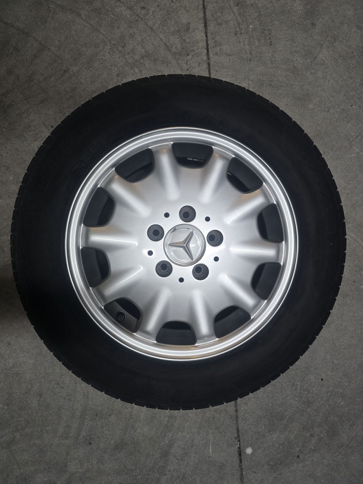4- Jantes Mercedes 15 Originais C/Pneus 5x112