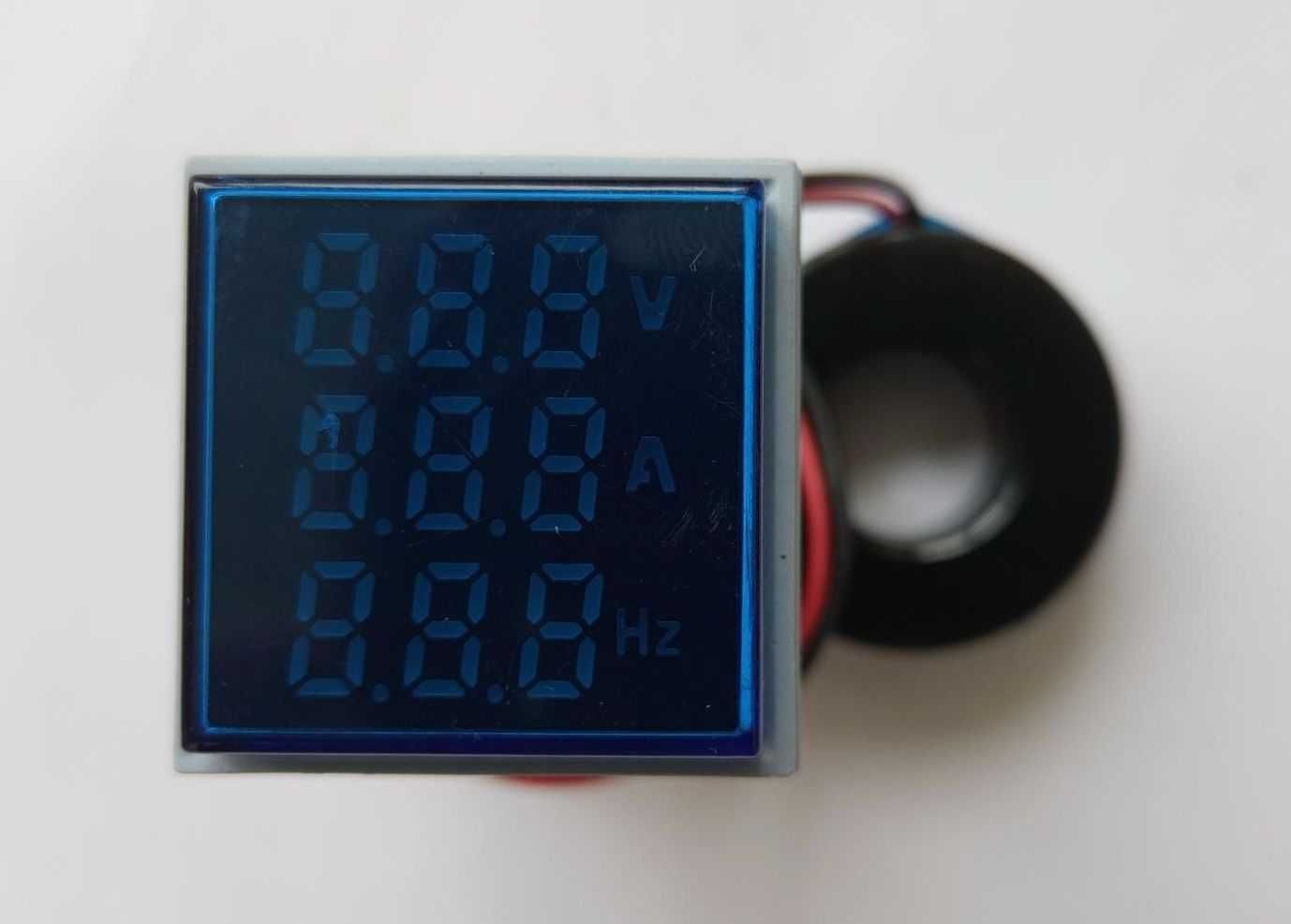 Измеритель переменного напряжения ~ 60 - 500 V, тока и частоты