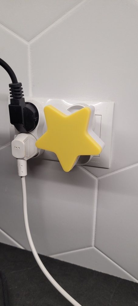 Lampka Led Do Pokoju Dziecięcego Żółta Gwiazdka