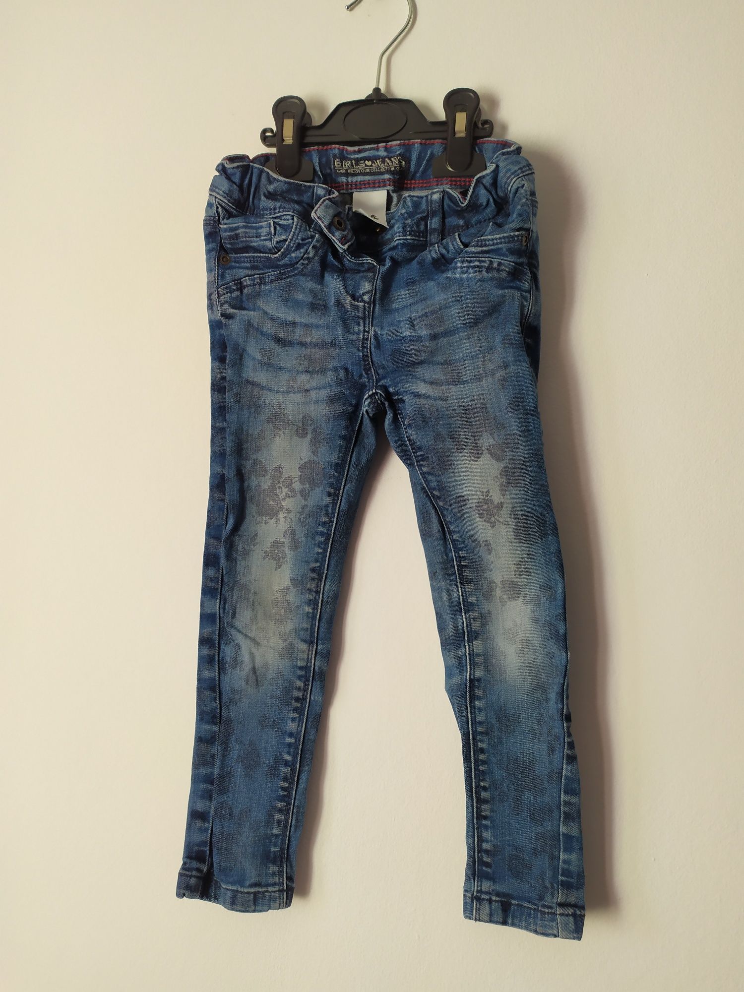 Spodnie jeansy r.104 dla dziewczynki