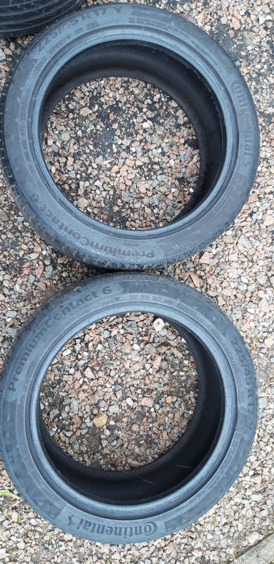 Opony Continental, Bridgestone 4szt  225/45/17