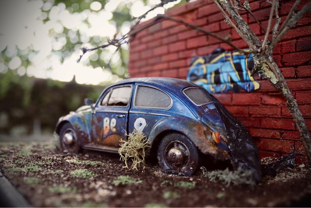 Volkswagen Carocha - diorama