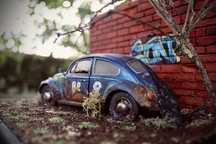 Volkswagen Carocha - diorama