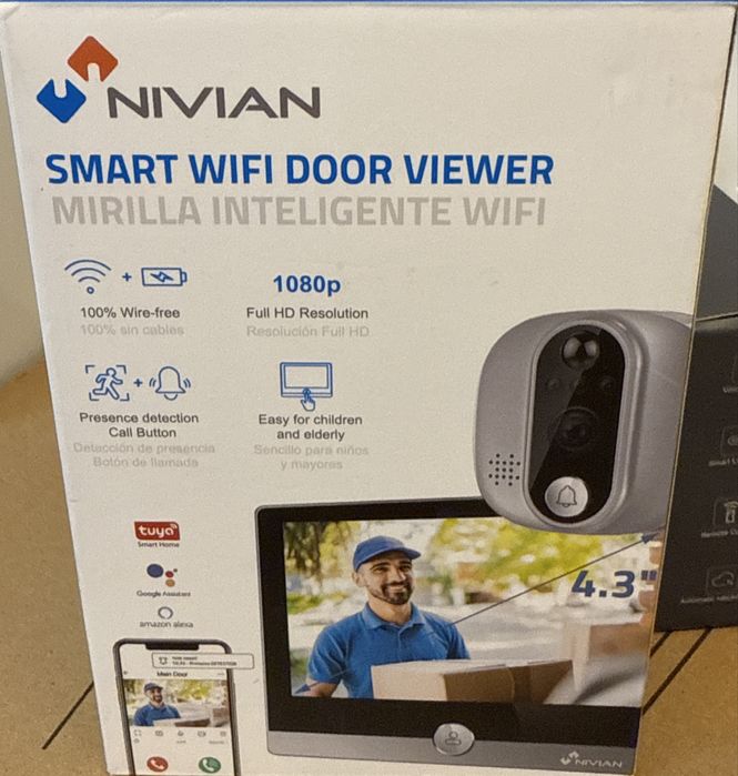Vendo Mirilla Inteligente Wifi – Nivian Smart WiFi Door Viewer