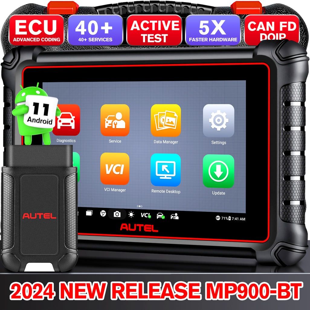 Autel Maxipro Scanner de diagnóstico sem fio MP900BT versão Bluetooth