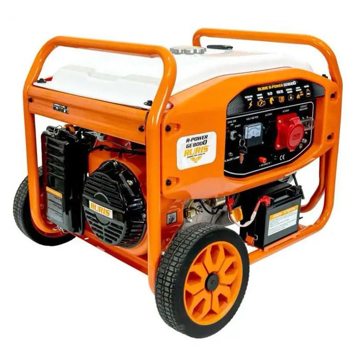 Генератор 7,5 кВт  бензиновий RURIS GE 8000. 1 та 3 фази