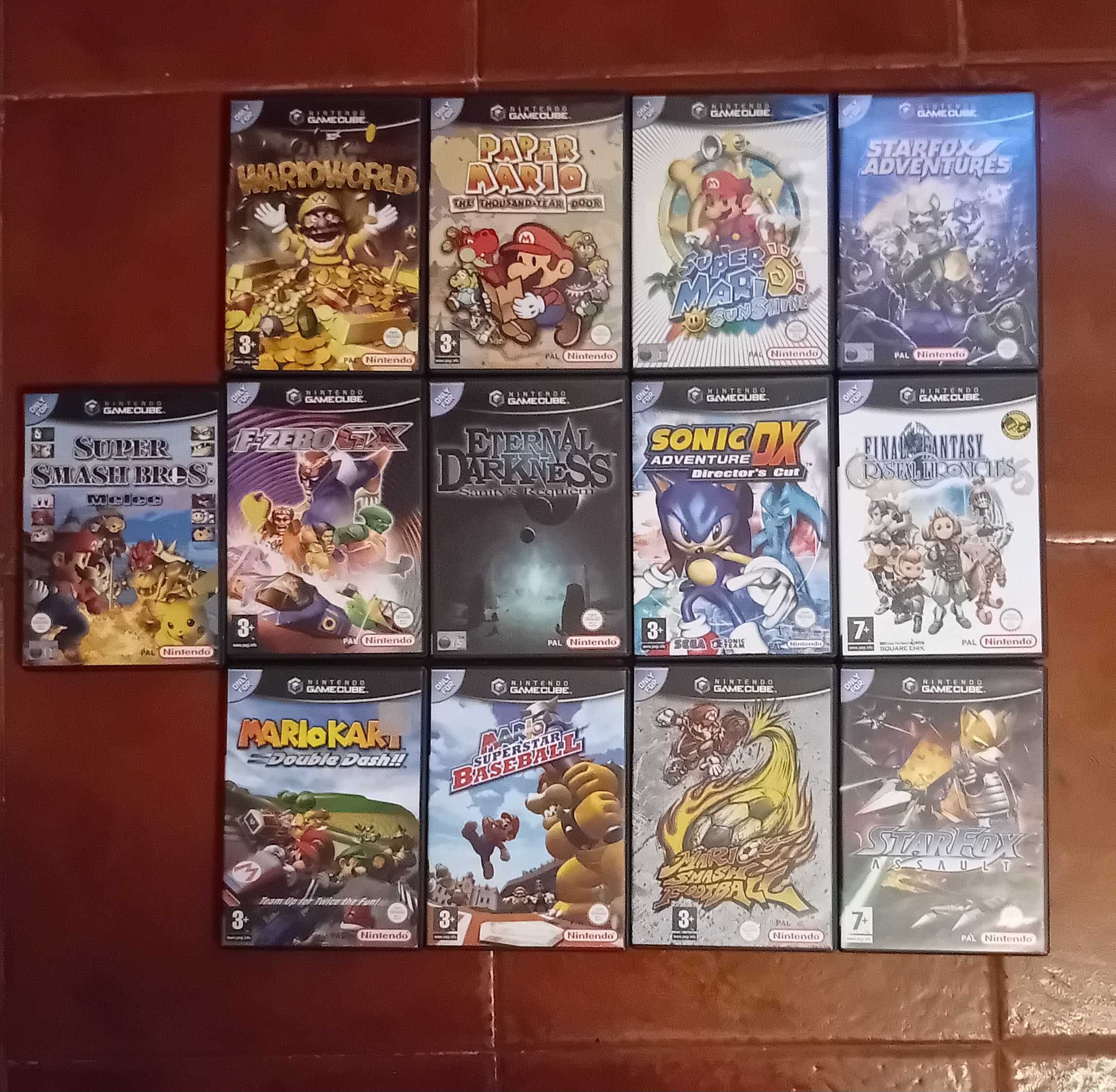 Jogos Gamecube com manual