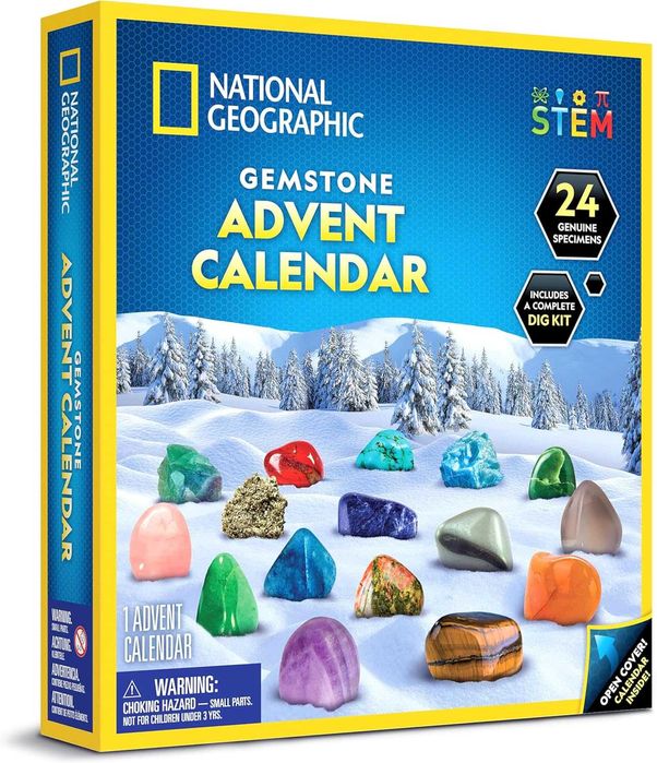 National Geographic Kalendarz Adwentowy Skały i minerały 24101