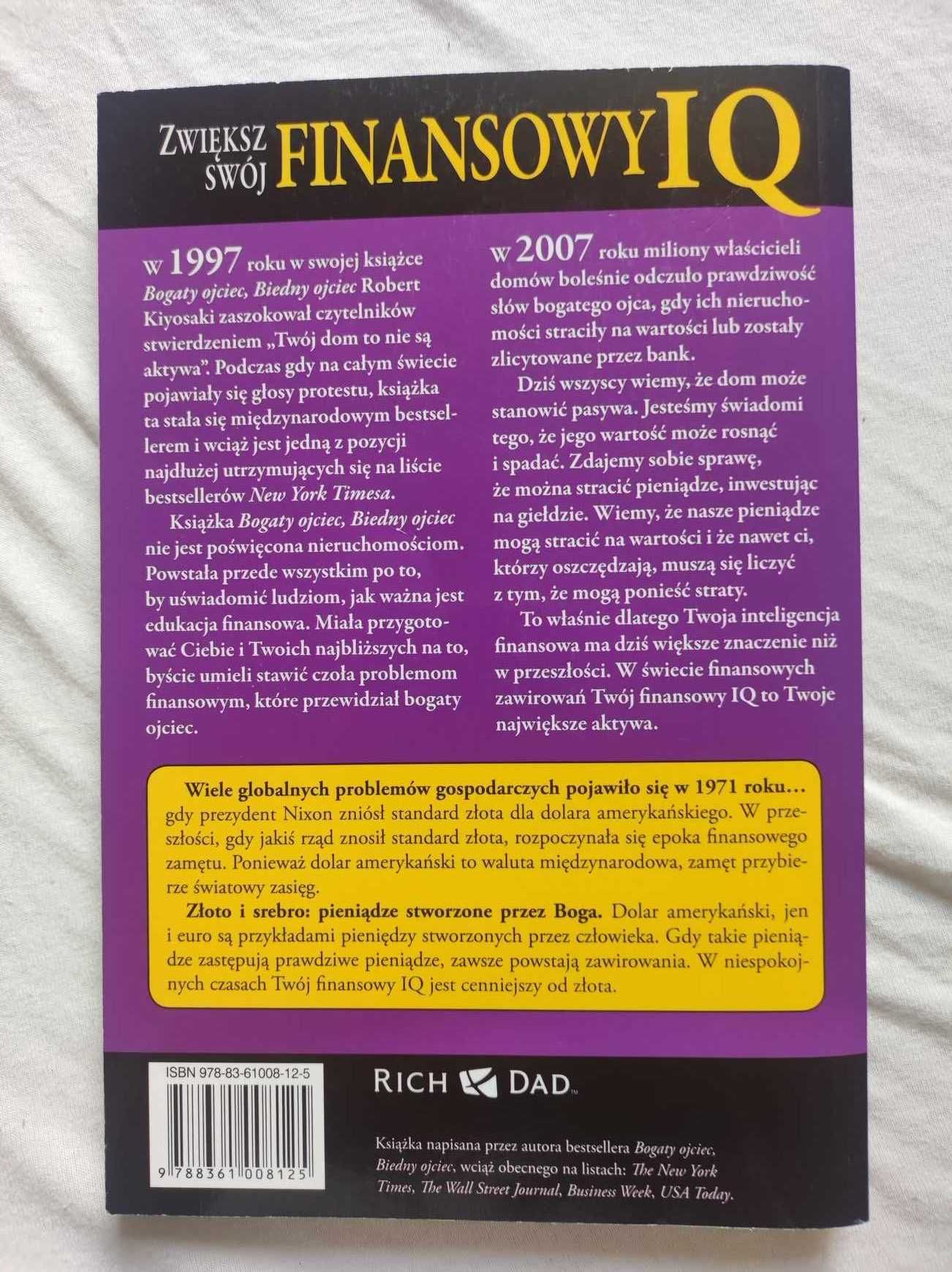 Zwiększ swój finansowy IQ Robert Kiyosaki książka Bestseller