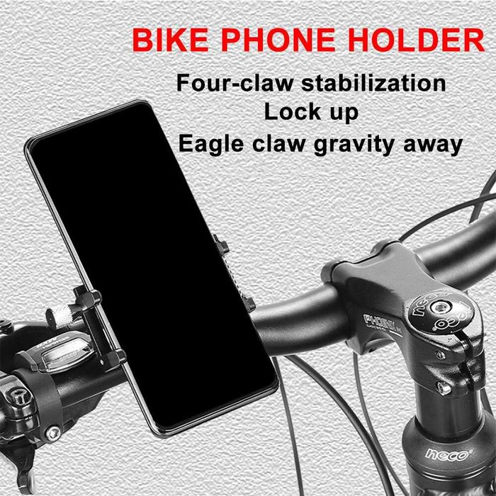 Aluminiowy uchwyt na telefon smartfon GPS rowerowy na motocykl skuter