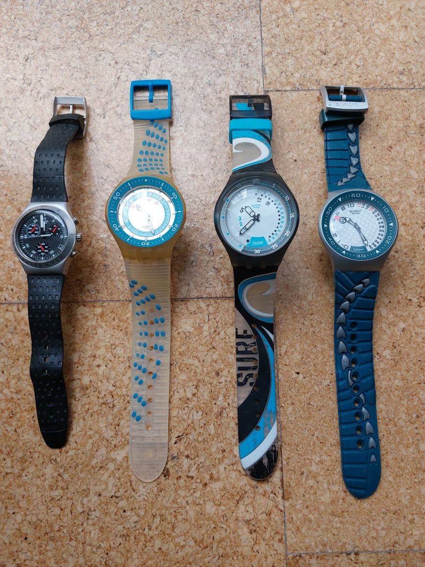 Relogios Swatch Irony e Fun Scuba