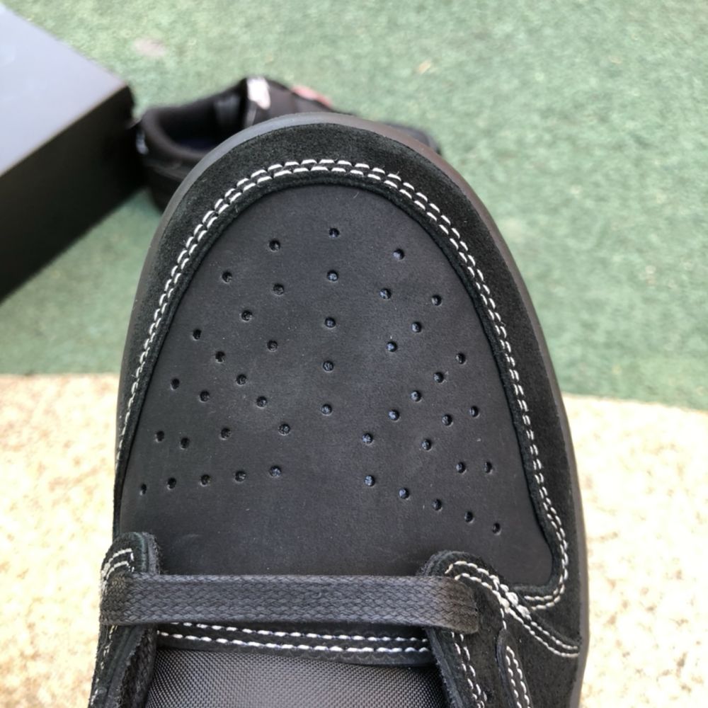 Кросівки Nike Air Jordan 1 Low Retro Travis Scott Black Phantom фантом