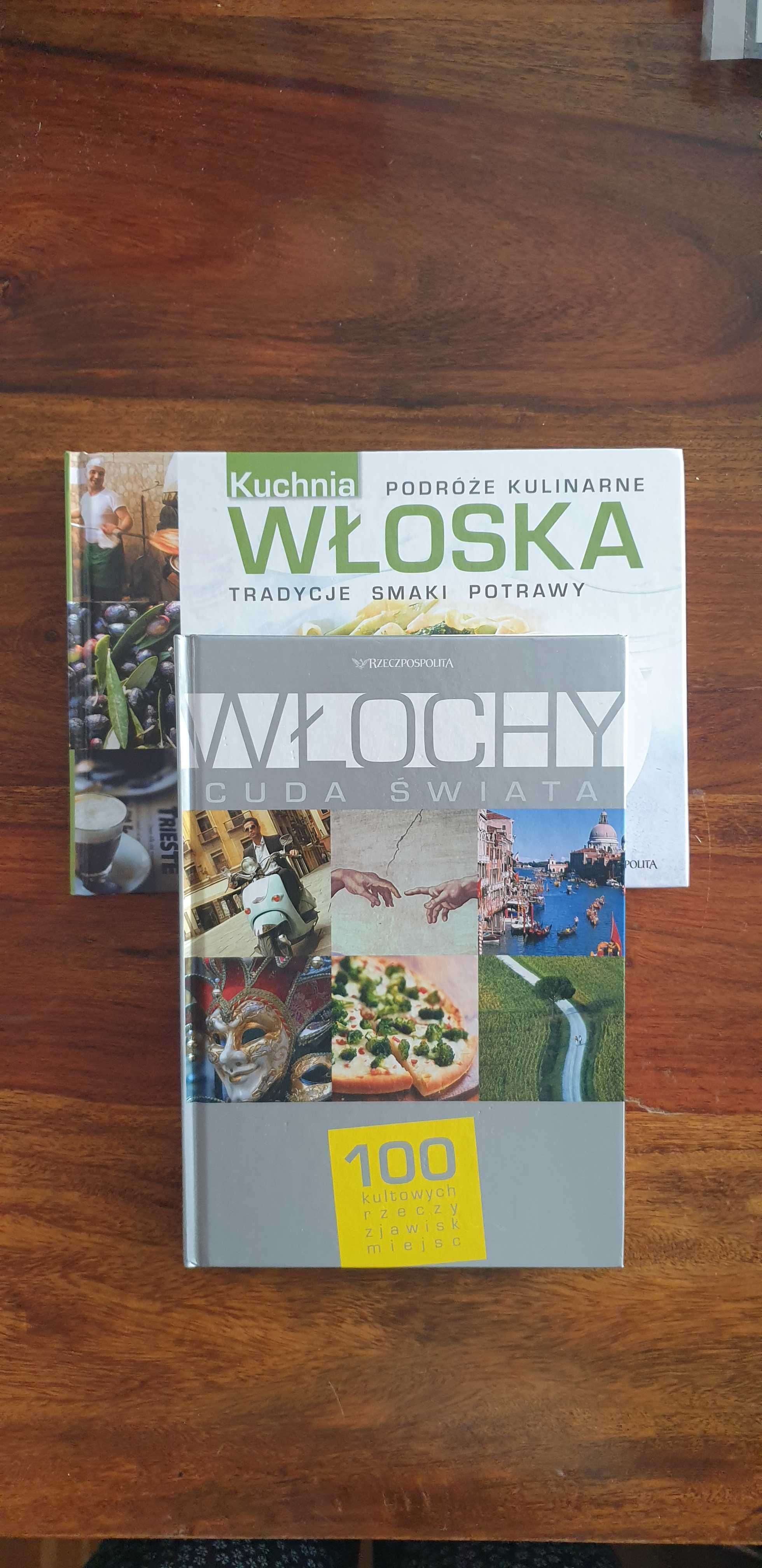 WLOCHY -  podróże kulinarne I przewodnik cuda świata 2 KSIAZKI NOWE