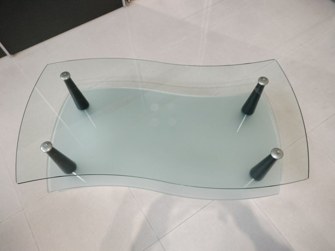 Mesa de centro em Vidro