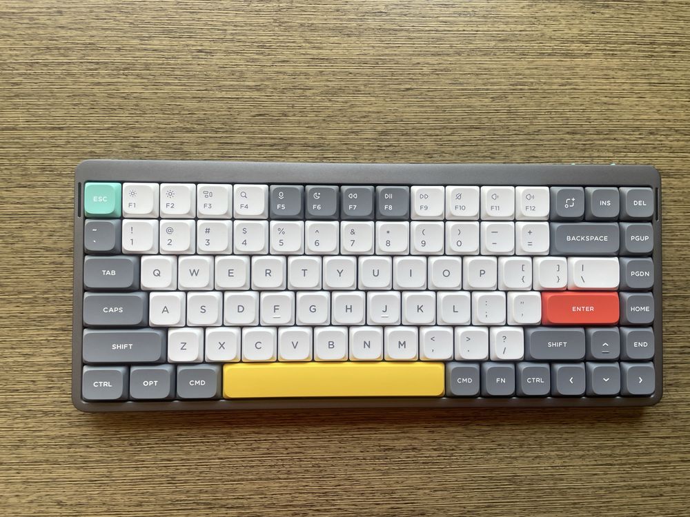 klawiatura Nuphy Air75 v2 + Shine-Through Black keycaps MacOS / Win11