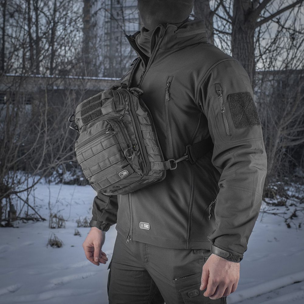 M-TAC сумка urban line city hunt hexogon bag black