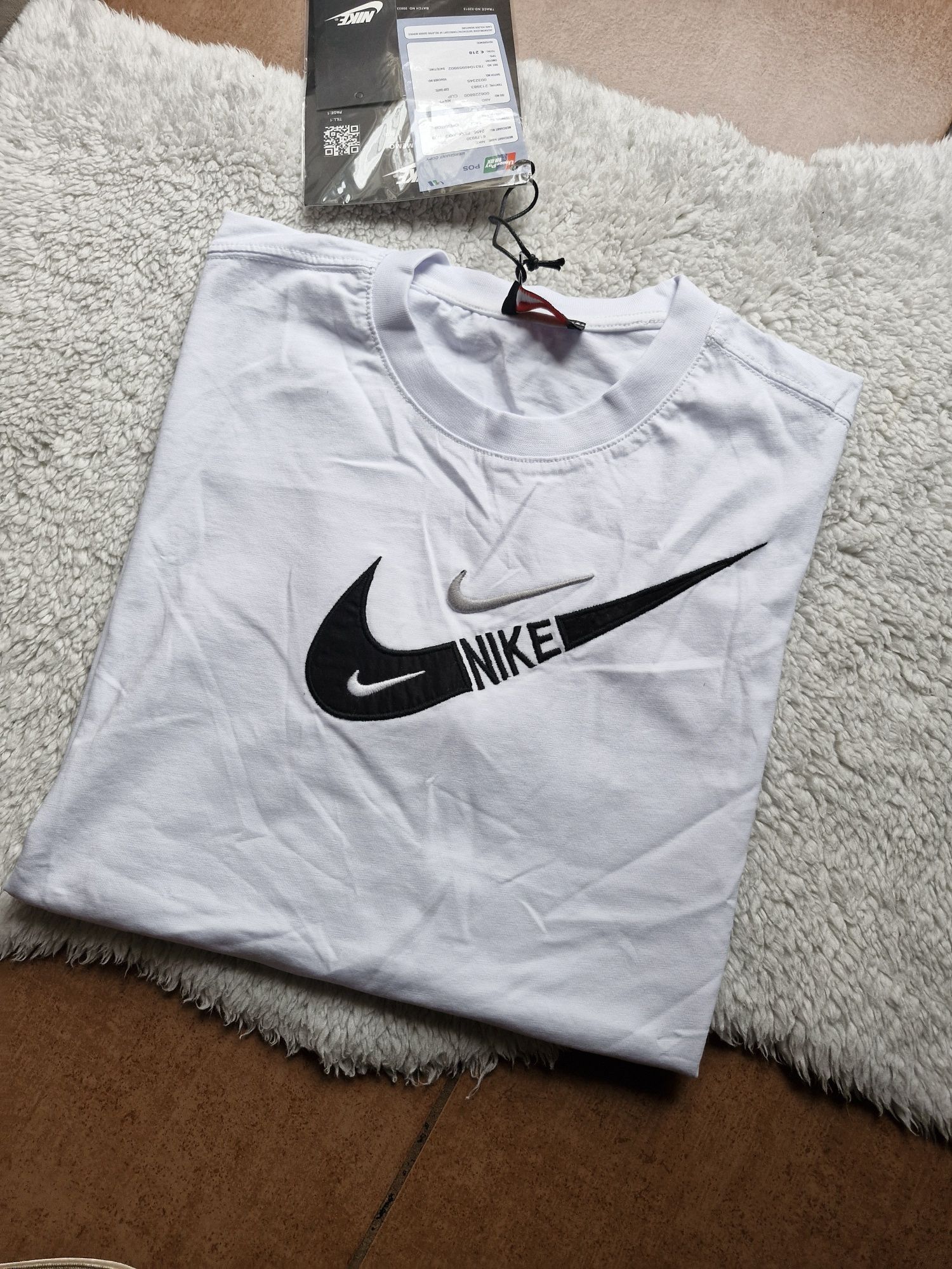 Nowa koszulka męska bawełna tshirt metki biały  nike 2xl prezent jakoś