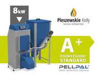 Kocioł c.o. na pellet 8kW PellPal Dotacja 5 klasa Ekodesign