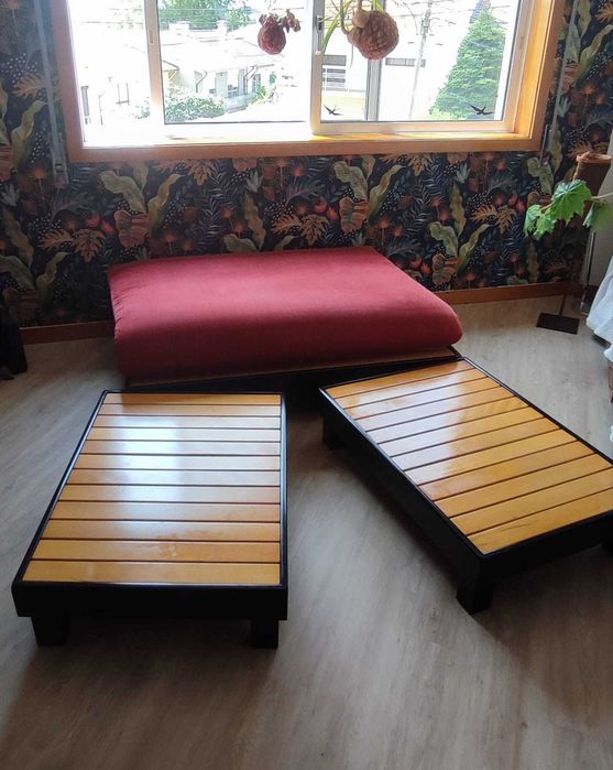 Sofá cama japonês - 5 peças