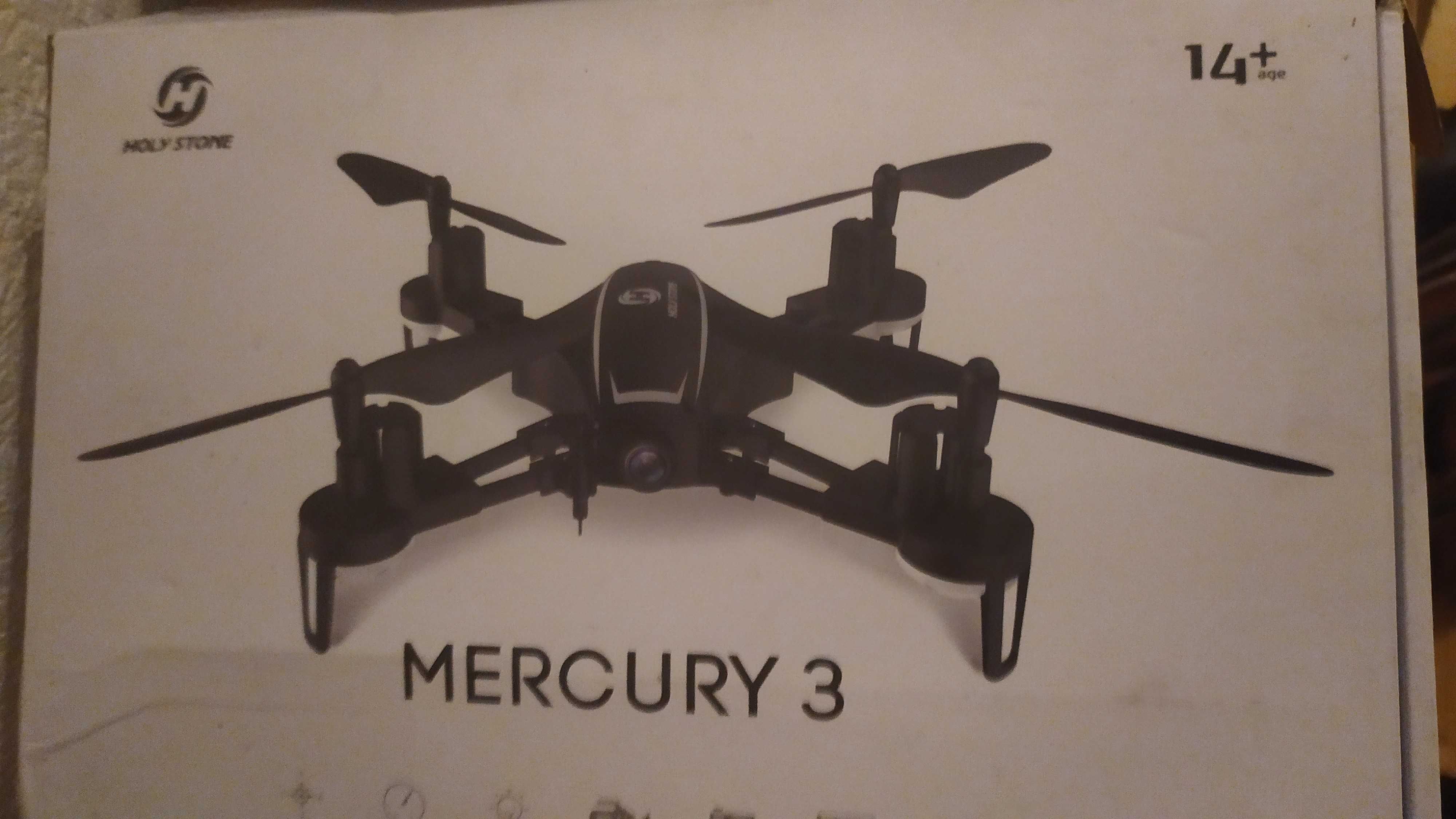 Dron Mercury 3 nowy z pudełkiem, instrukcją