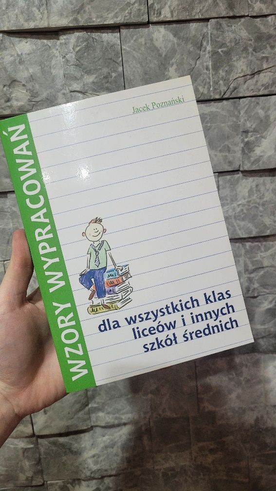 Zestaw 5 książek Język polski: wzory wypracowań, ortografia, gramatyka