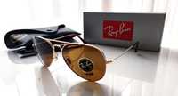 Ray-Ban Aviator 3025 gold brown