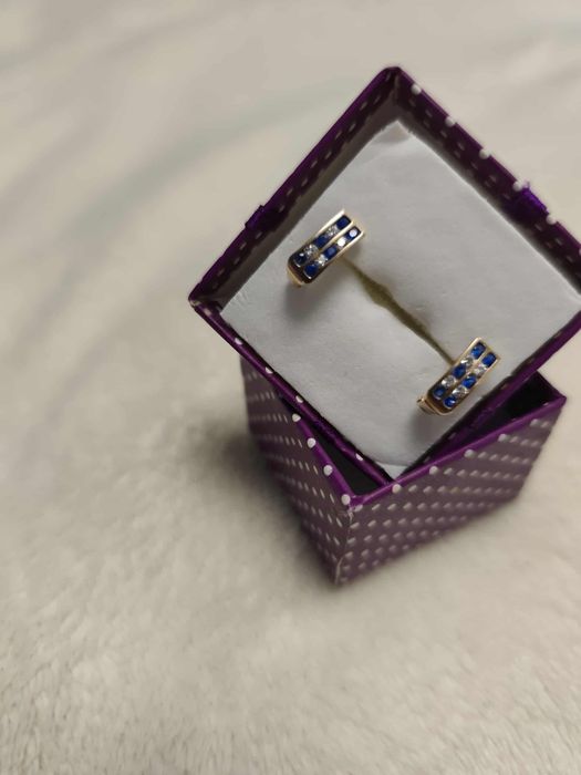 Золоті сережки 585 проба 1.10 грам